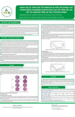 ĐÁNH GIÁ SỰ TOÀN VẸN TÚI FABRICIUS & HIỆU GIÁ KHÁNG THỂ PHÒNG BỆNH GUMBORO & NEWCASTLE SAU KHI TIÊM VACCINE VÉC-TƠ VAXXITEK TRÊN GÀ THỊT THƯƠNG PHẨM