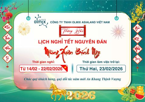 THÔNG BÁO NGHỈ TẾT NGUYÊN ĐÁN 2026