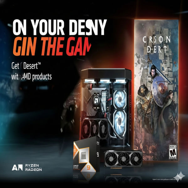 Nhận miễn phí 'bom tấn' Crimson Desert khi mua phần cứng AMD: Deal cực hời cho game thủ PC