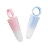 Máy massage soft móc khoá tròn hình dạng que kem 2 màu mini cao cấp nhiều chế độ rung sạc điện