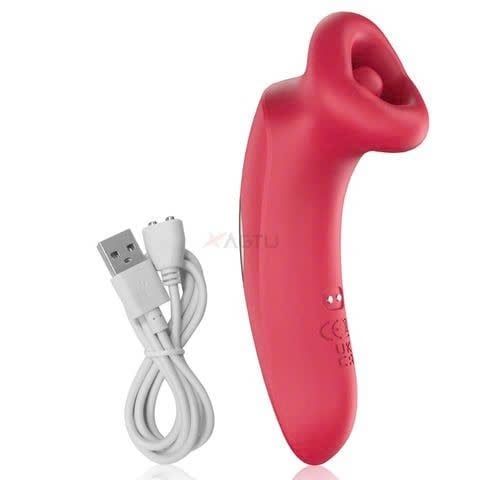 Máy Massage Đầu Bú Mút, Nhiều Tần Số Rung, SD Sạc Điện