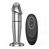 Máy Massage Hình DV Mini, Kim Loại Sốc Điện Giữa Thân, Có Điều Khiển Từ Xa Cao Cấp