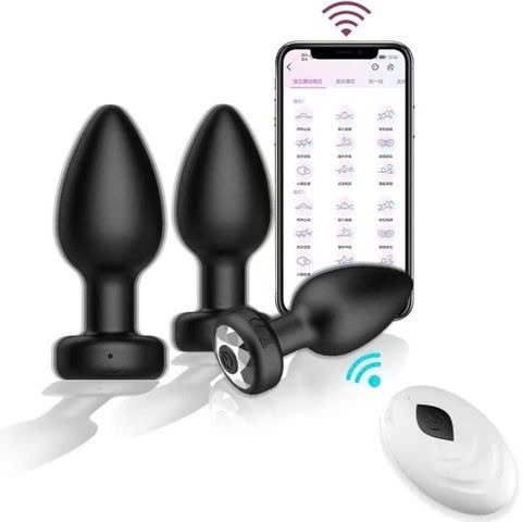 Phích Cắm HM Size Mini, Nhiều Tần Số Rung, Dùng App, Dùng Điều Khiển