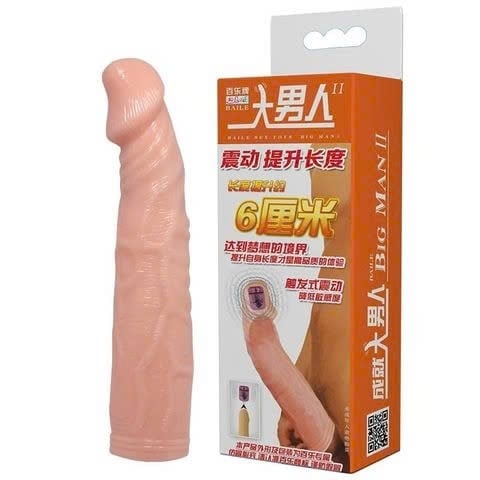 Bao Cao Su Đôn Dzên Baile 6cm, Màu Da Chân Thật, Có Nhiều Tần Số Rung