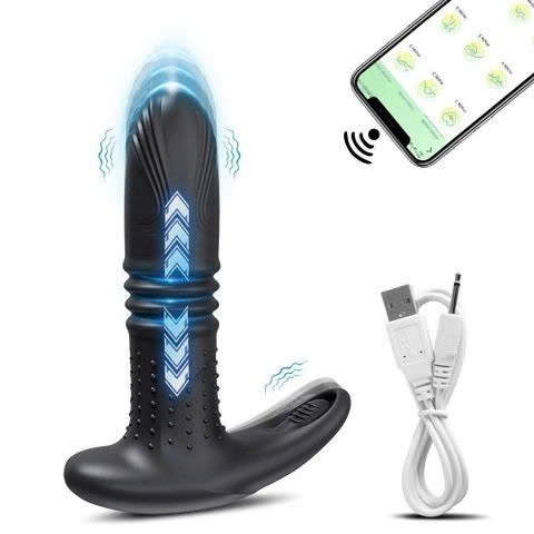 Máy Massage HM Cao Cấp, Nhiều Tần Số Rung, Thụt, Sử Dụng App