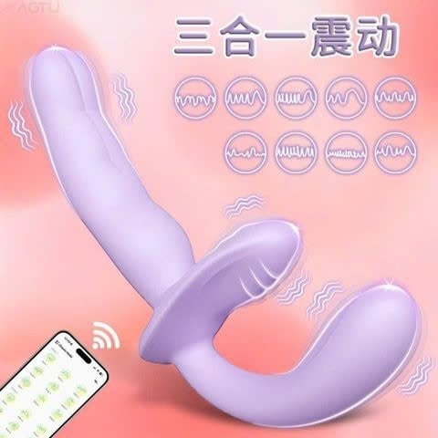 Trap On Dành Cho Nữ, Massage 02 Đầu, Tháo Lắp Dễ Dàng, Nhiều Tần Số Rung, Sử Dụng App