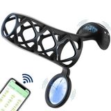 Vòng Đeo Khóa Nam Giới Dạng Lưới, Điều Khiển App, Nhiều Tần Số Rung ( Trị Xuất Tinh Sớm Nam Giới )