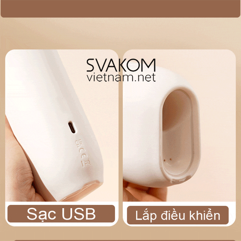 dương vật giả rung thụt svakom handy thruster
