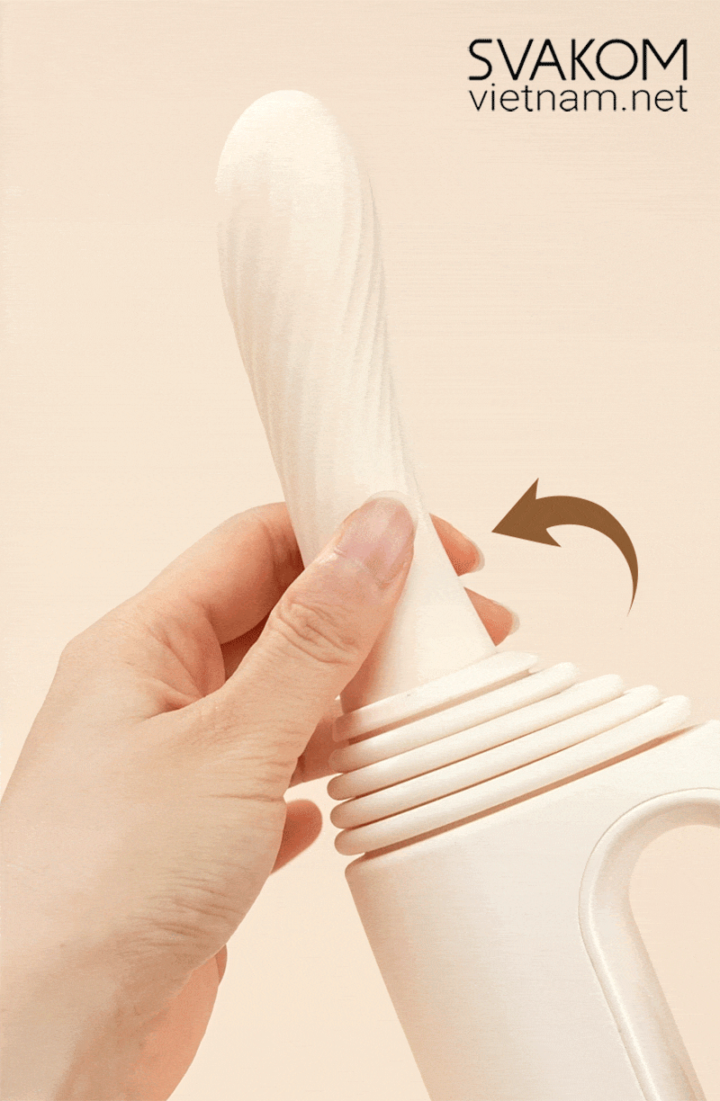 dương vật giả rung thụt svakom handy thruster