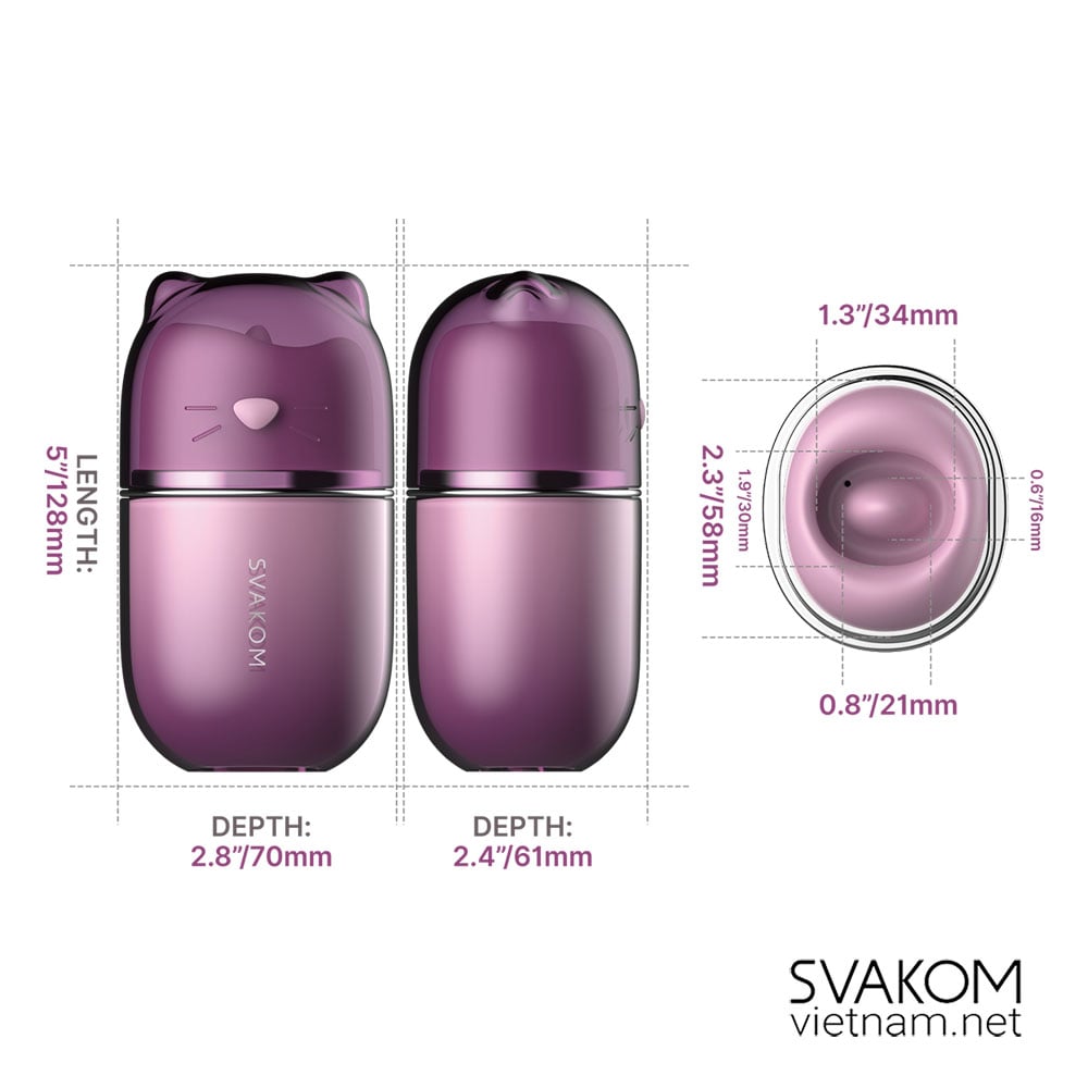 máy liếm hút Svakom Klitty