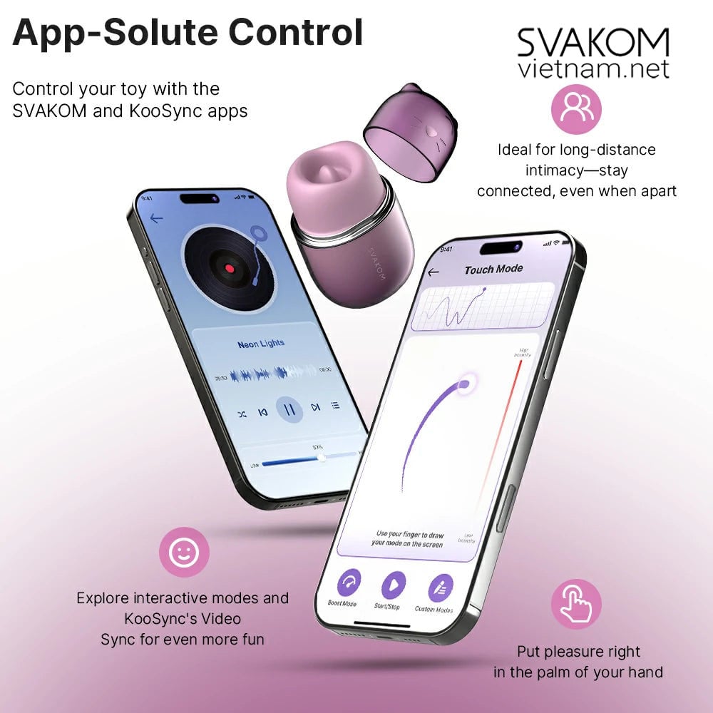 máy liếm hút Svakom Klitty