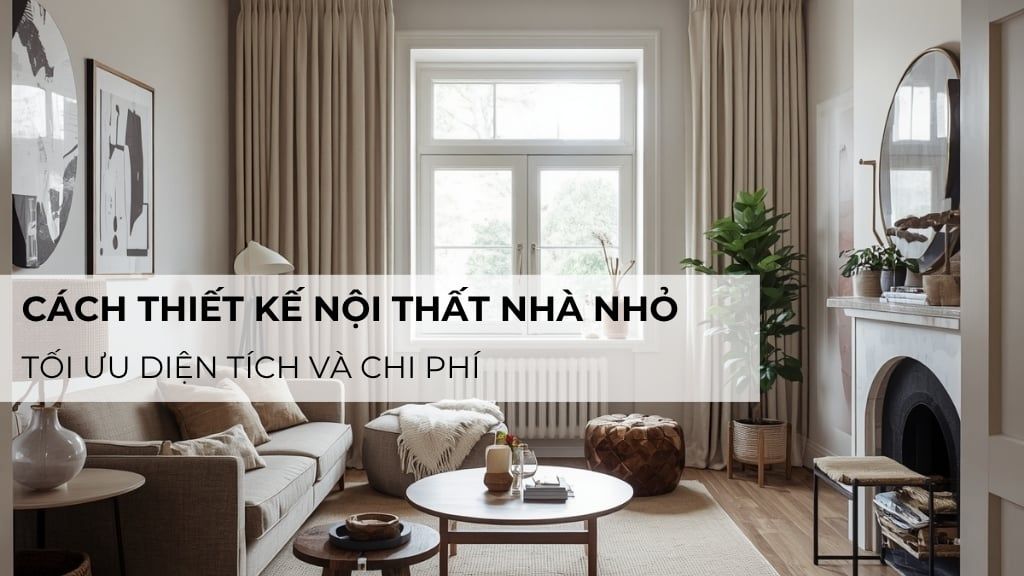 Cách thiết kế nội thất nhà nhỏ giúp tối ưu diện tích và chi phí