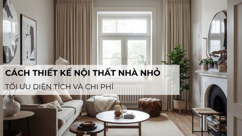 Cách thiết kế nội thất nhà nhỏ giúp tối ưu diện tích và chi phí