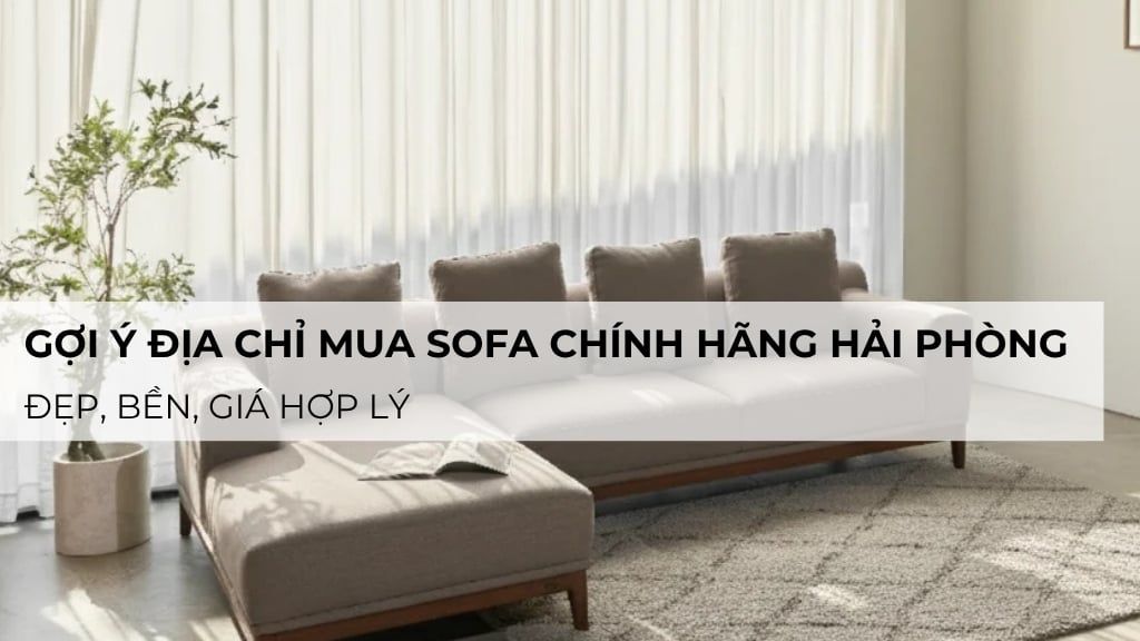 Gợi ý địa chỉ mua sofa chính hãng Hải Phòng đẹp, bền, giá hợp lý