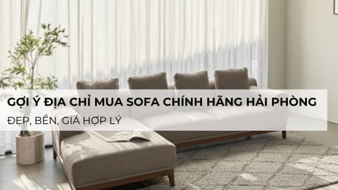 Gợi ý địa chỉ mua sofa chính hãng Hải Phòng đẹp, bền, giá hợp lý