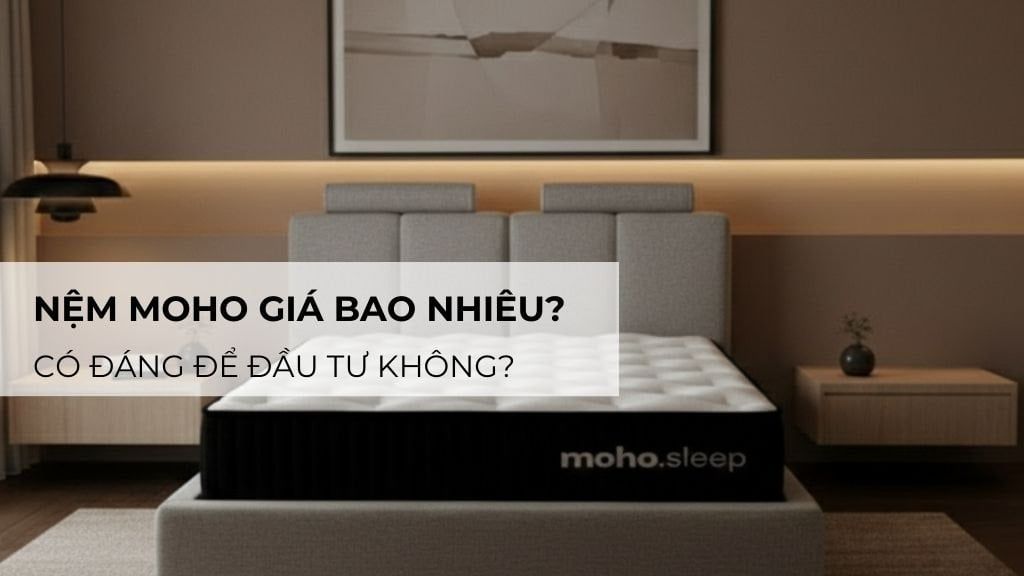 Nệm MOHO giá bao nhiêu? Có đáng để đầu tư không?