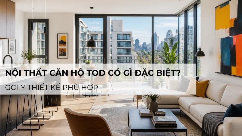 Nội thất căn hộ TOD có gì đặc biệt? Gợi ý thiết kế phù hợp