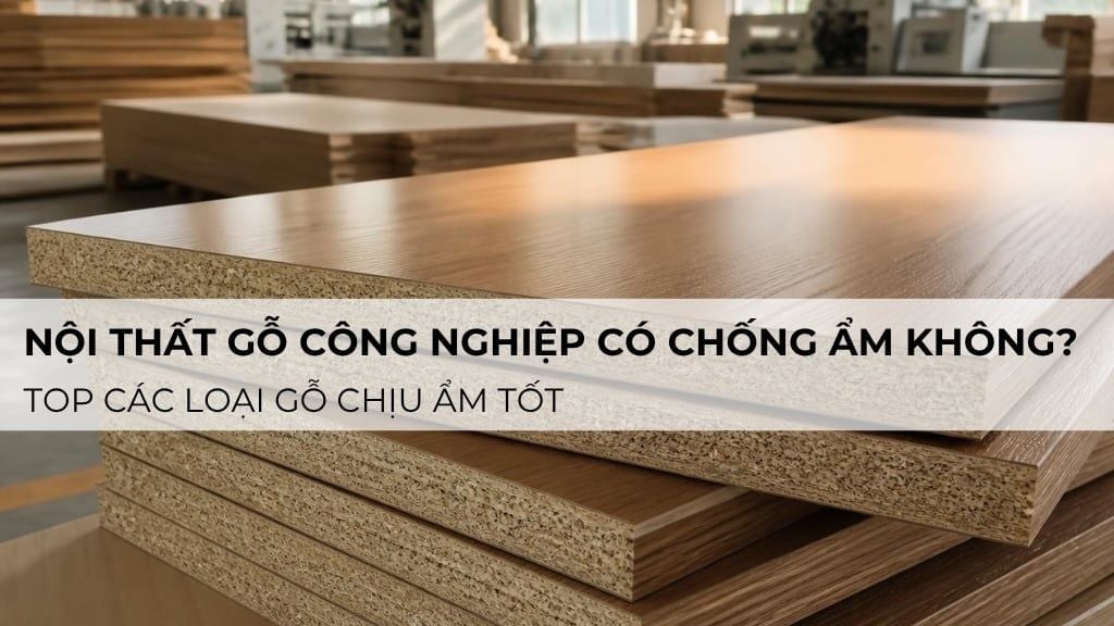 Nội thất gỗ công nghiệp có chống ẩm không? Top các loại gỗ chịu ẩm tốt