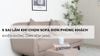 Tổng hợp 5 sai lầm khi chọn sofa đơn phòng khách khiến không gian kém sang