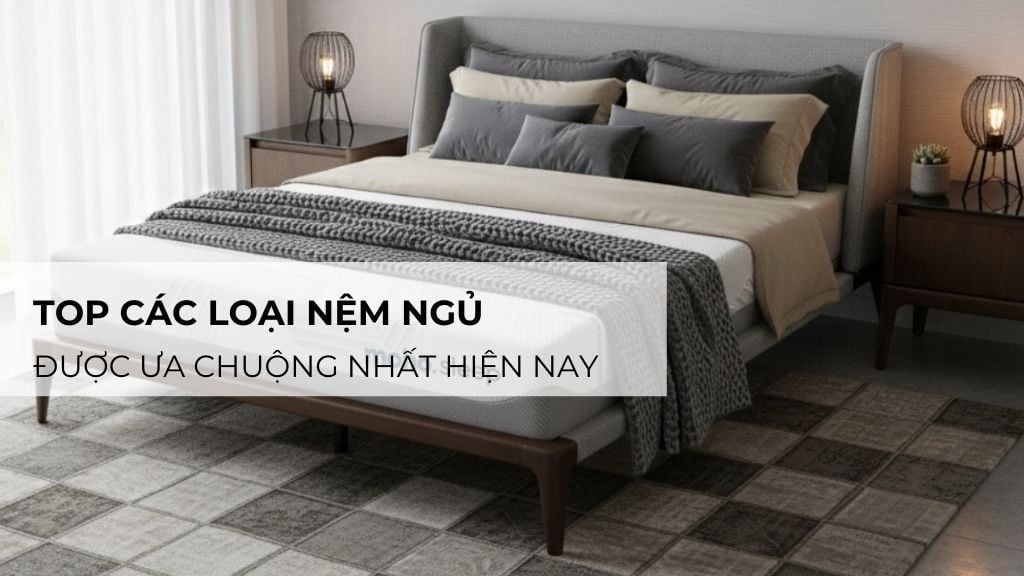 Top Các Loại Nệm Ngủ Được Ưa Chuộng Nhất Hiện Nay