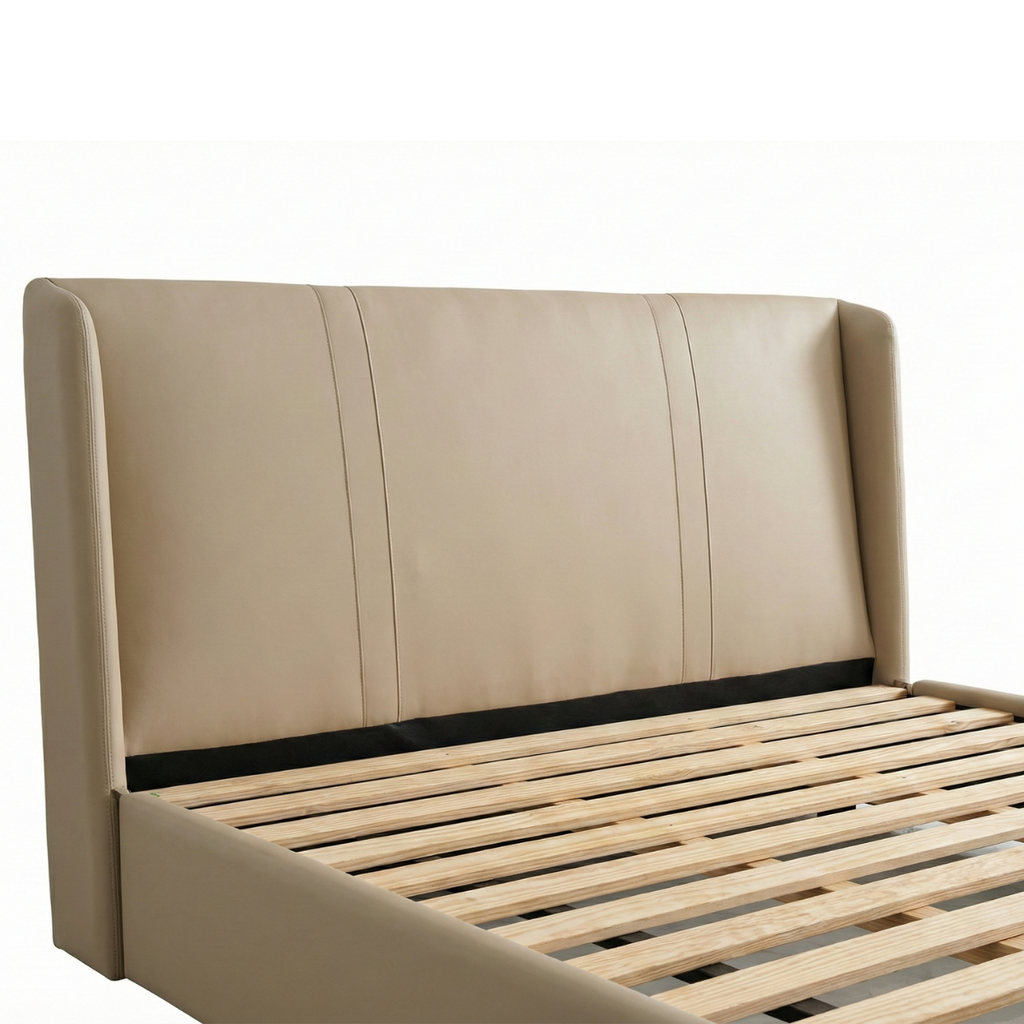 giường bọc da blink