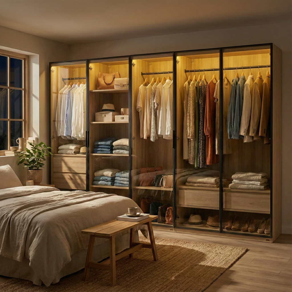 tủ cánh kính astro