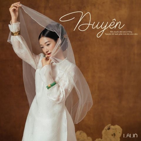 Áo dài cưới Lalin – Khi di sản chạm đến khoảnh khắc thiêng liêng