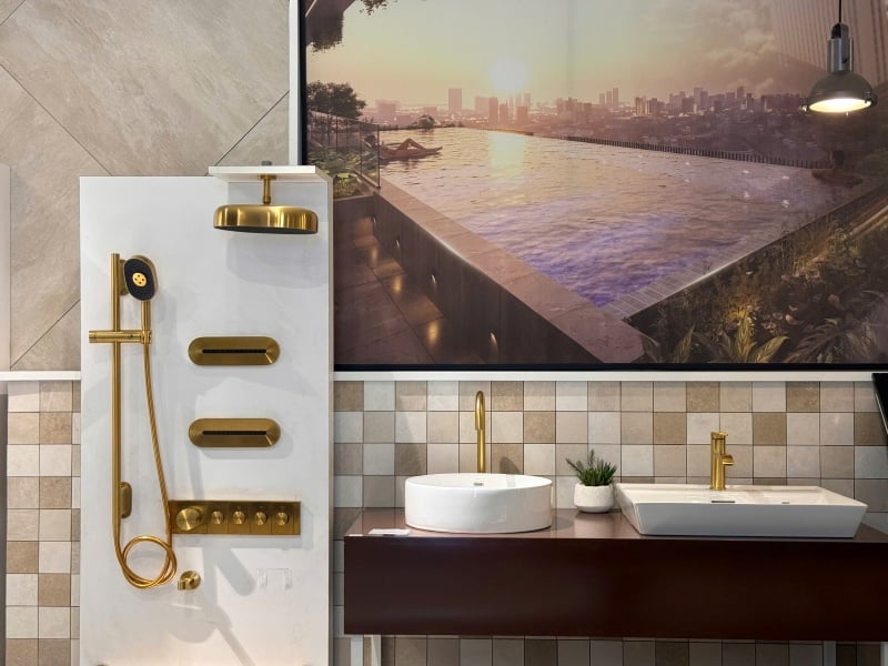 gạch mosaic ốp tường