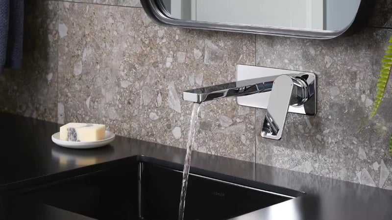 Vòi lavabo gắn tường