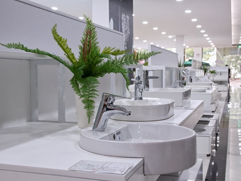 Vòi nước bồn rửa mặt thấp