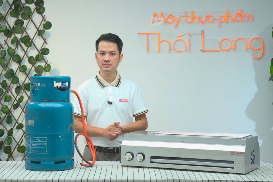 Bếp nướng gas không khói T80 sử dụng bình gas dân dụng