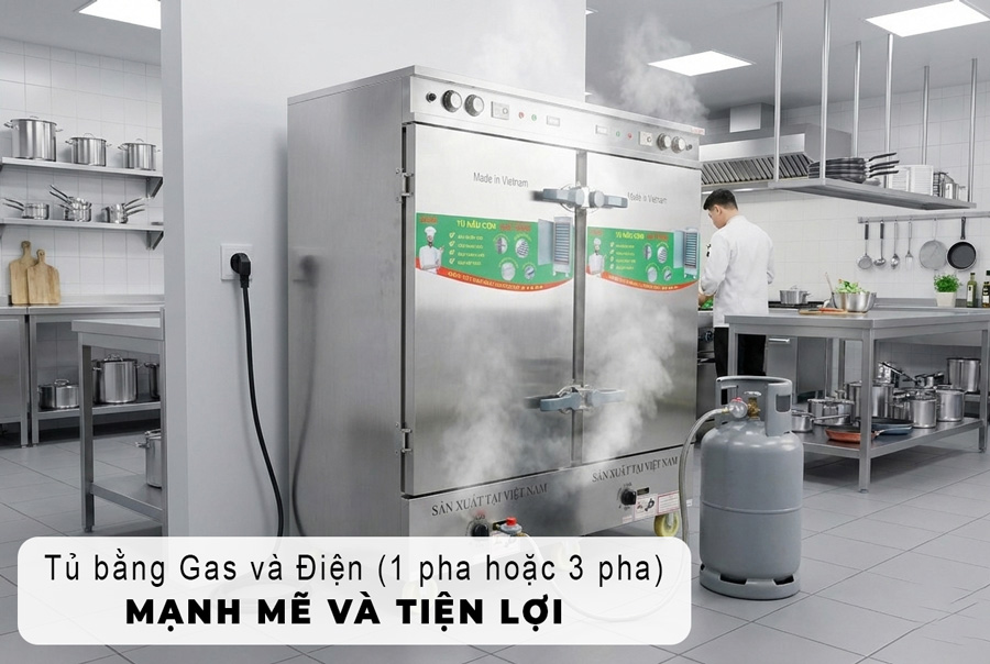 tủ cơm công nghiệp 24 khay Thái Long