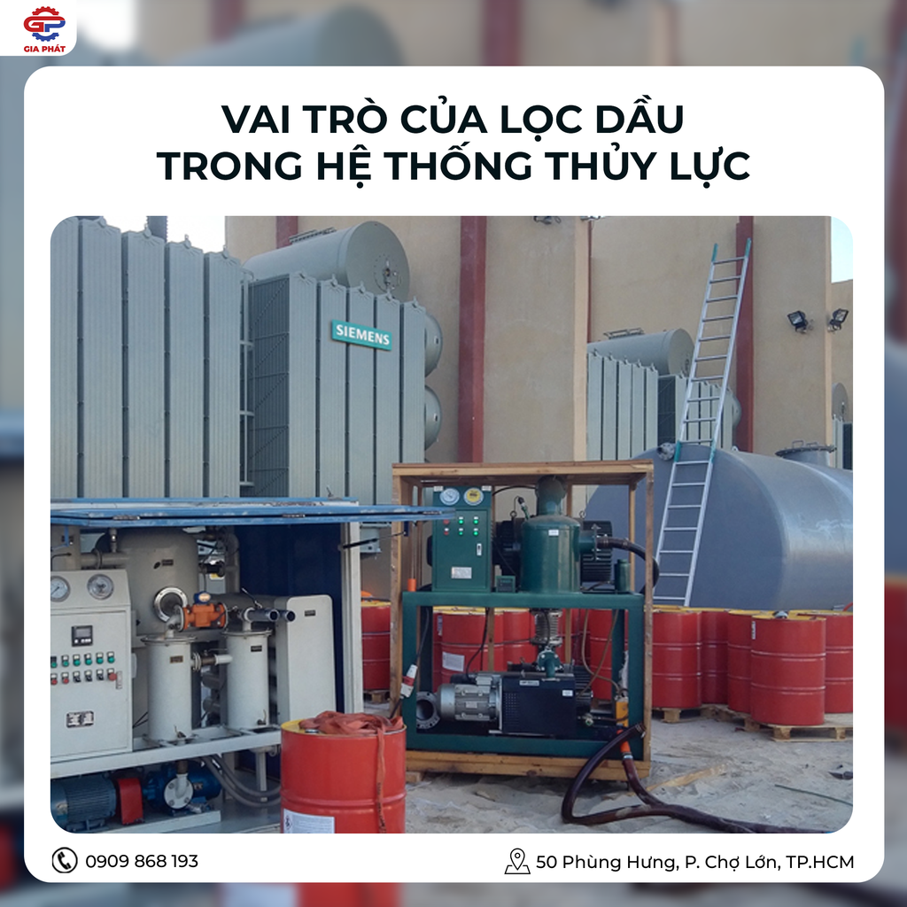 Vai Trò Của Lọc Dầu Trong Hệ Thống Thủy Lực