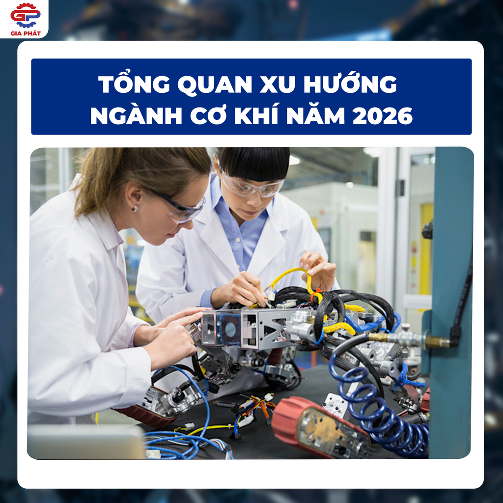 Dự Đoán Ngành Cơ Khí – Linh Kiện Công Nghiệp Năm 2026: Những Ngành Hàng Sẽ “Tăng Tốc”