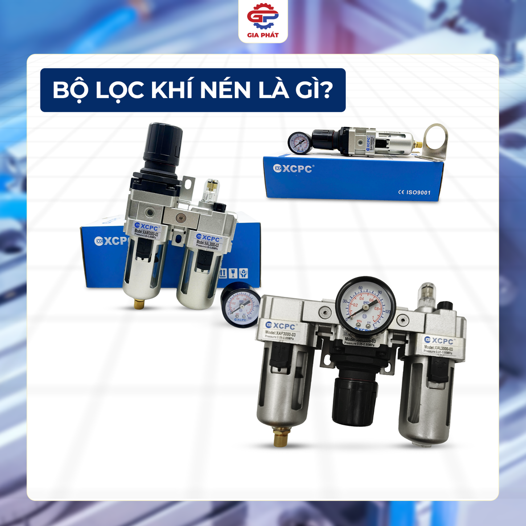 Bộ lọc khí nén là gì? Lý do cần dùng trong hệ thống khí nén