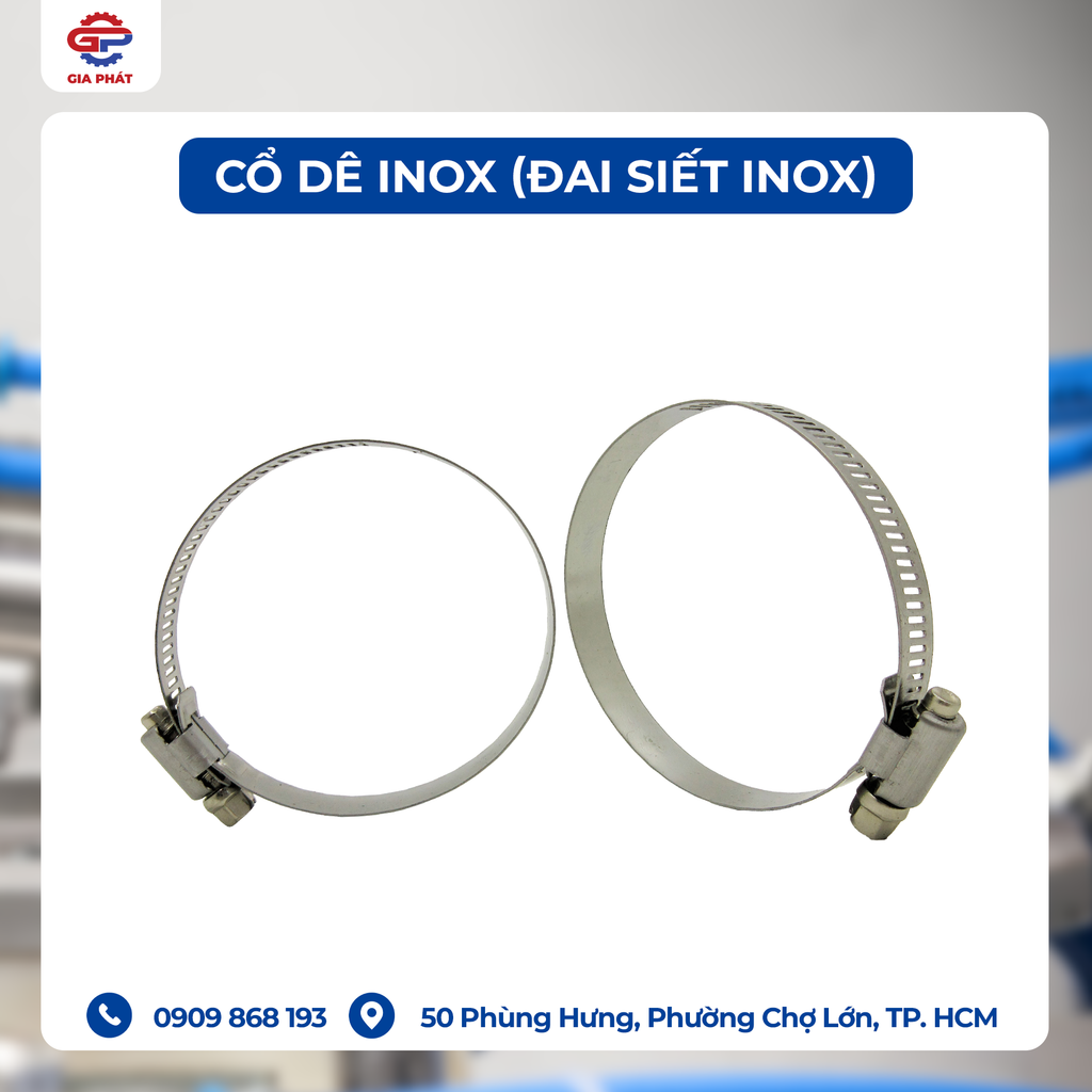 Cổ Dê Inox (Đai Siết Inox): Cấu Tạo, Thông Số Kỹ Thuật Và Ứng Dụng