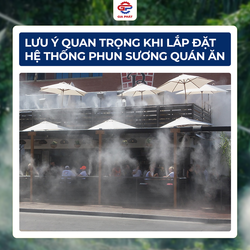 Những Lưu Ý Quan Trọng Khi Lắp Đặt Hệ Thống Phun Sương