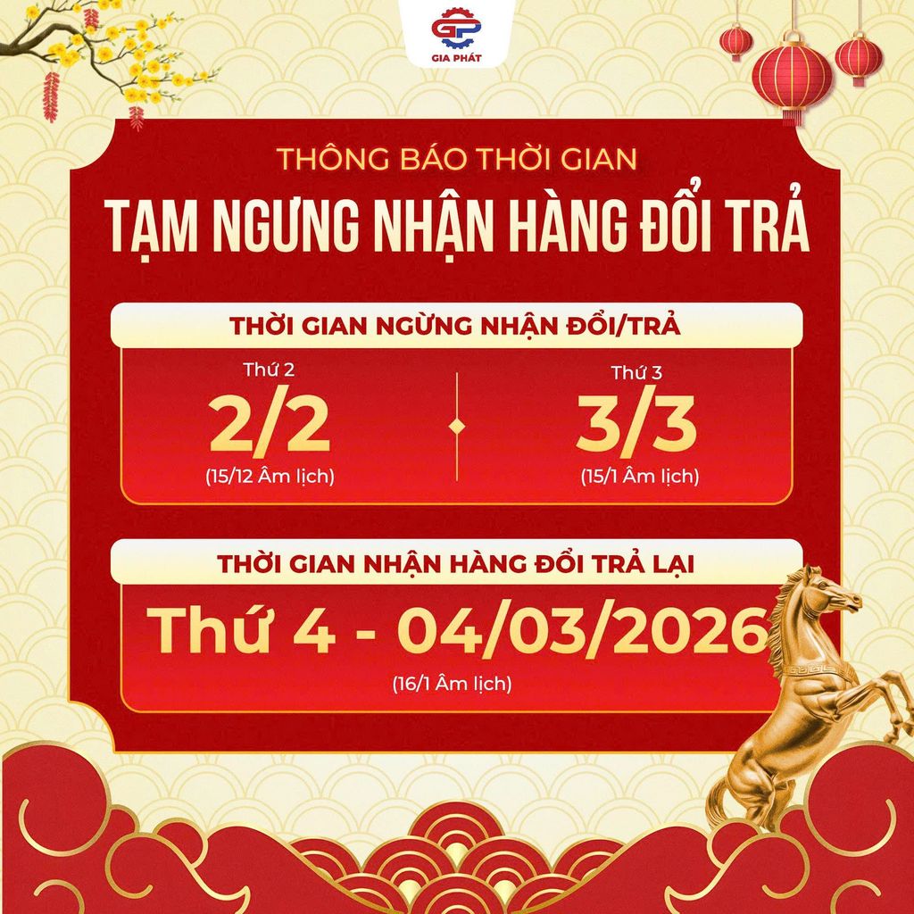 THÔNG BÁO TẠM NGƯNG NHẬN HÀNG ĐỔI TRẢ