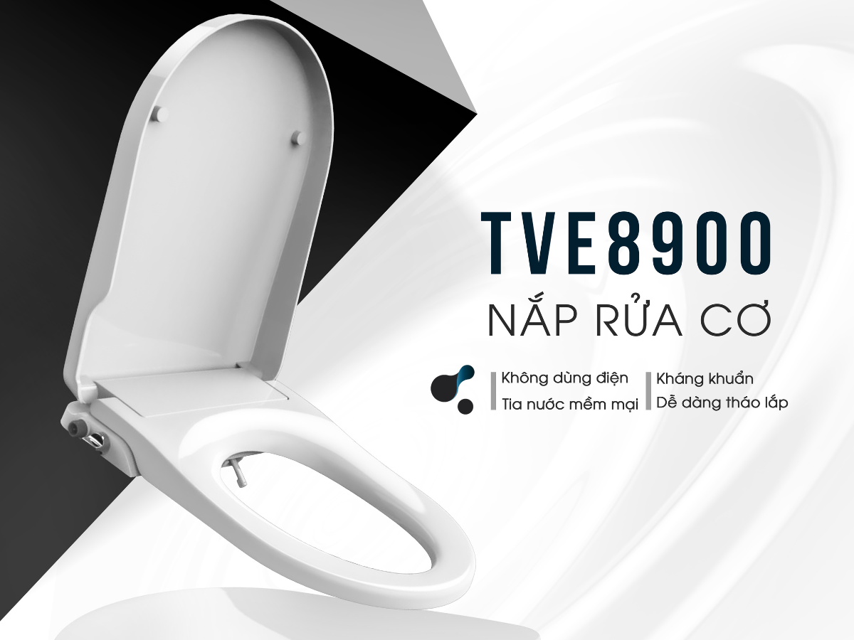 NÂNG CẤP TRẢI NGHIỆM VỚI NẮP RỬA CƠ  TREVI (TVE8900) - KHÔNG CẦN ĐIỆN