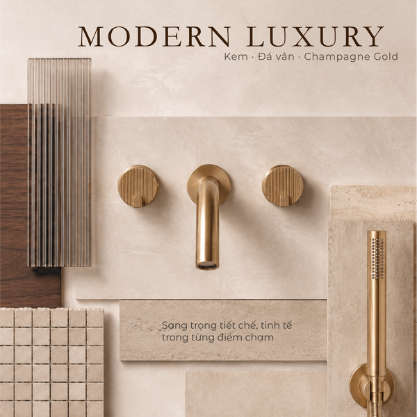 Phong cách sang trọng hiện đại ( Modern Luxury)