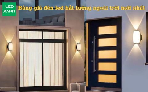 Đèn led hắt tường ngoài trời: bảng giá 12-2025