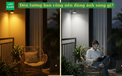 Đèn tường ban công nên dùng ánh sáng gì?