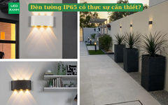 Đèn tường IP65 có thực sự cần thiết?