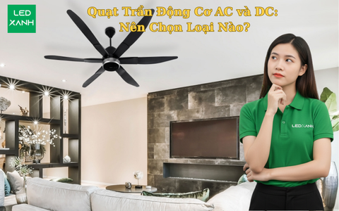Quạt Trần Động Cơ AC và DC: Nên Chọn Loại Nào?