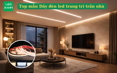 Top mẫu Dây đèn led trang trí trần nhà tháng m/Y