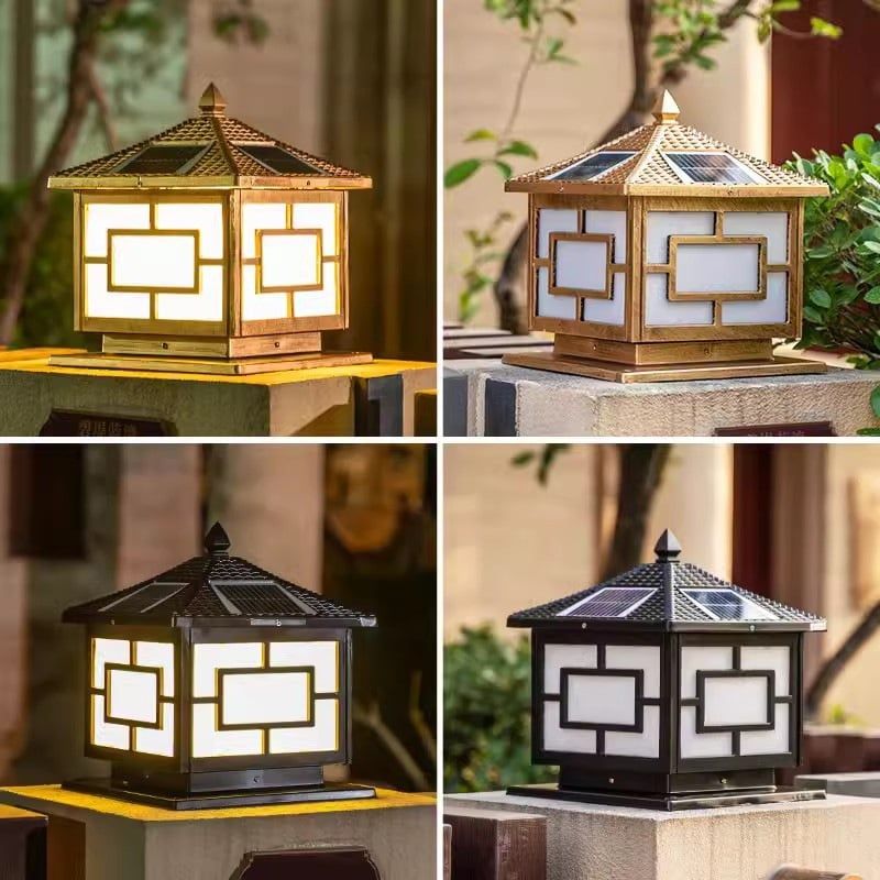 Vì sao nên chọn đèn năng lượng mặt trời cho cổng nhà và sân vườn?