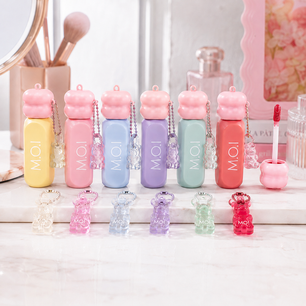 Review Son Tint Bóng Gummy 3g M.O.I: 6 màu ngọt ngào, môi mọng nước