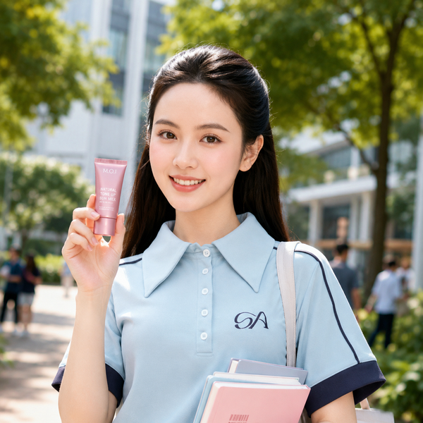 Makeup nhẹ đi học mùa nóng: Thứ tự cushion, phấn phủ, kem chống nắng