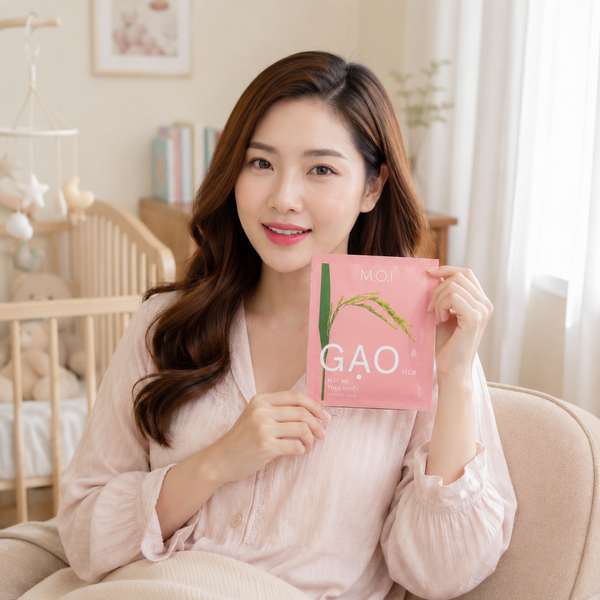 Mặt nạ gạo cho da khô rát sau sinh: Cách đắp phục hồi màng ẩm