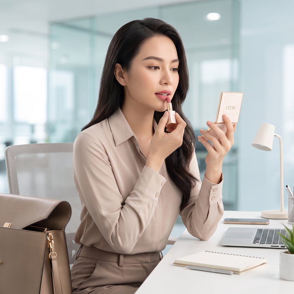 Son cho môi khô nhiều vân do ngồi máy lạnh: Chọn son dưỡng lì M.O.I